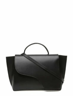 ATP Atelier VOLTERRA BLACK LARGE HANDBAG BLACK