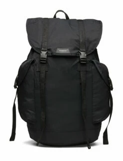 SANDQVIST CHARLIE BLACK WITH BLACK LEATHER 17 SANDQVIST CHARLIE BLACK WITH BLACK LEATHER -Bags Popular Store andsqa1212 c16735592 1