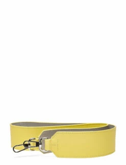 SANDQVIST SHOULDER STRAP LEATHER LEMON / STONE GREY -Bags Popular Store andsqa1450 clemonstonegrey 1