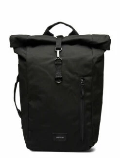 SANDQVIST DANTE VEGAN BLACK WITH BLACK WEBBING