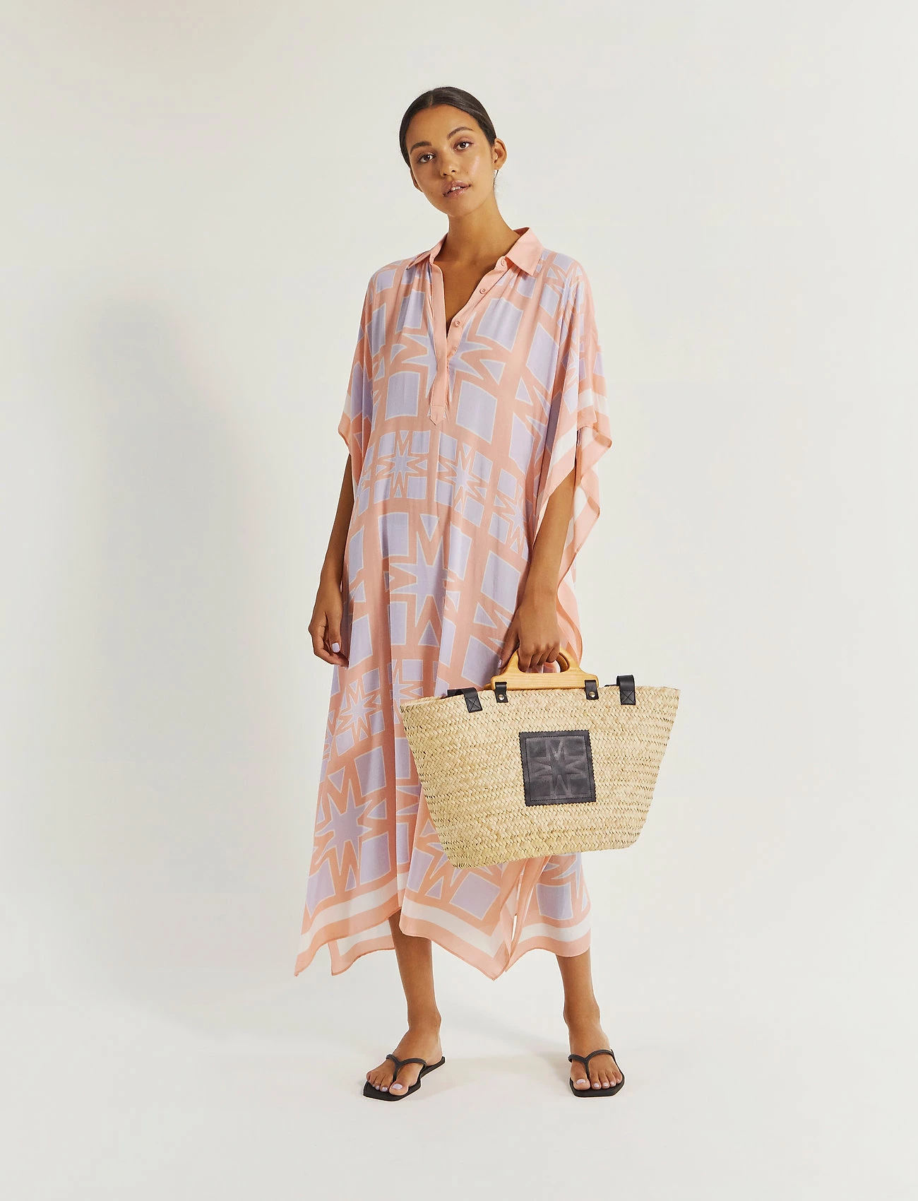 By Malina Iconic raffia tote CREAM 7 By Malina Iconic raffia tote CREAM - Image 7