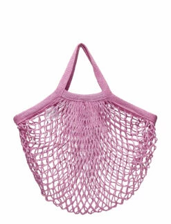 Monday Sunday Lilje SMALL MESH BAG -L BLUE PINK -Bags Popular Store cab000778 cpink 1