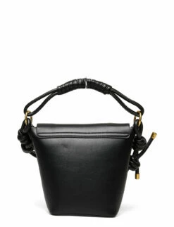 Ceannis Knotted PU Flap Bag BLACK -Bags Popular Store cea048099981 cblack 1