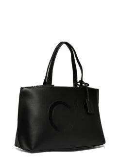 Calvin Klein CK SET SHOPPER MD W/ZIP COMP CK CK BLACK -Bags Popular Store ckmk60k608892 cckblack vbax 2