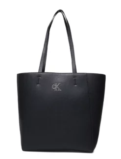 Calvin Klein MINIMAL MONOGRAM SHOPPER32 BLACK