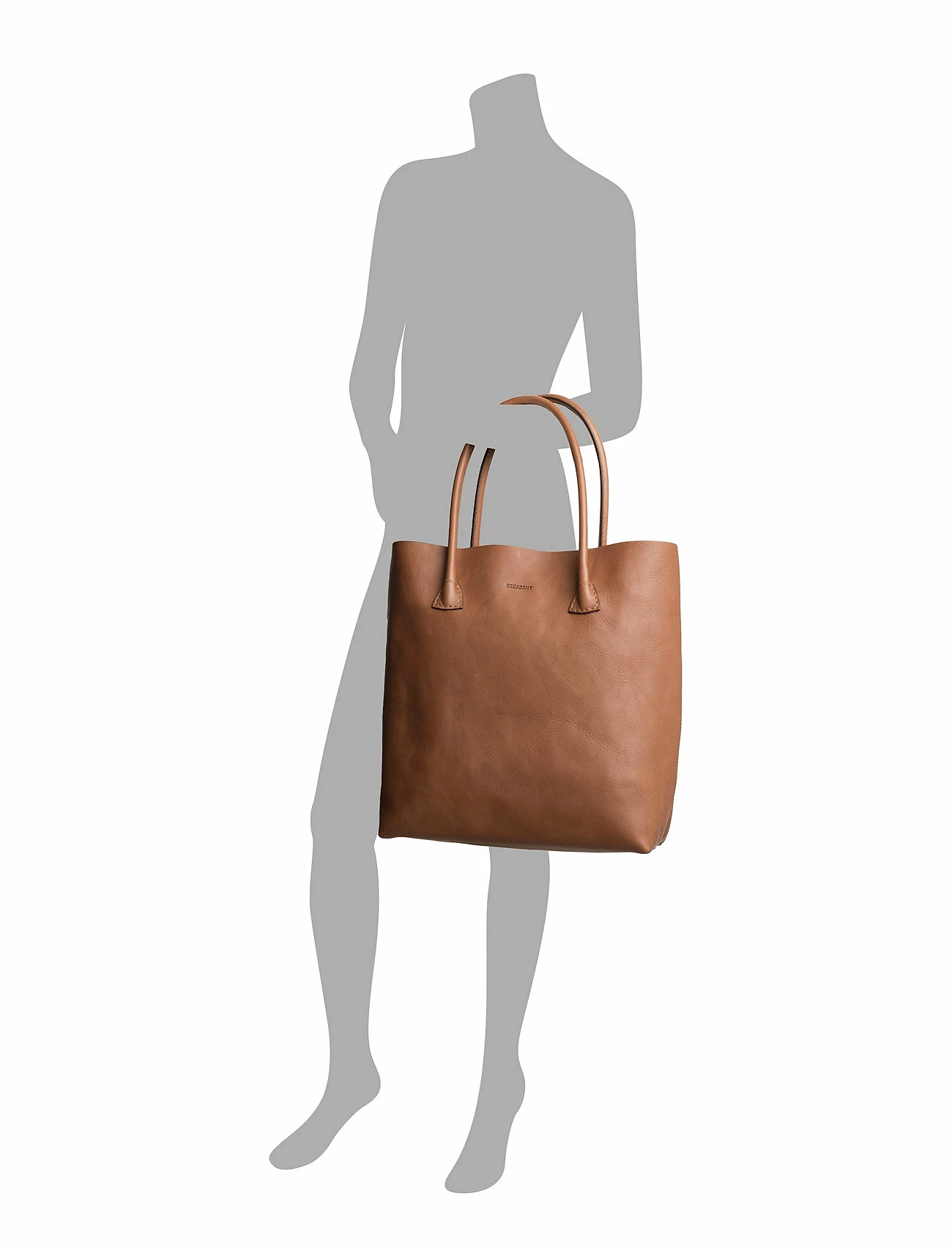 Decadent Elsa plain tote COGNAC 2 Decadent Elsa plain tote COGNAC - Image 2