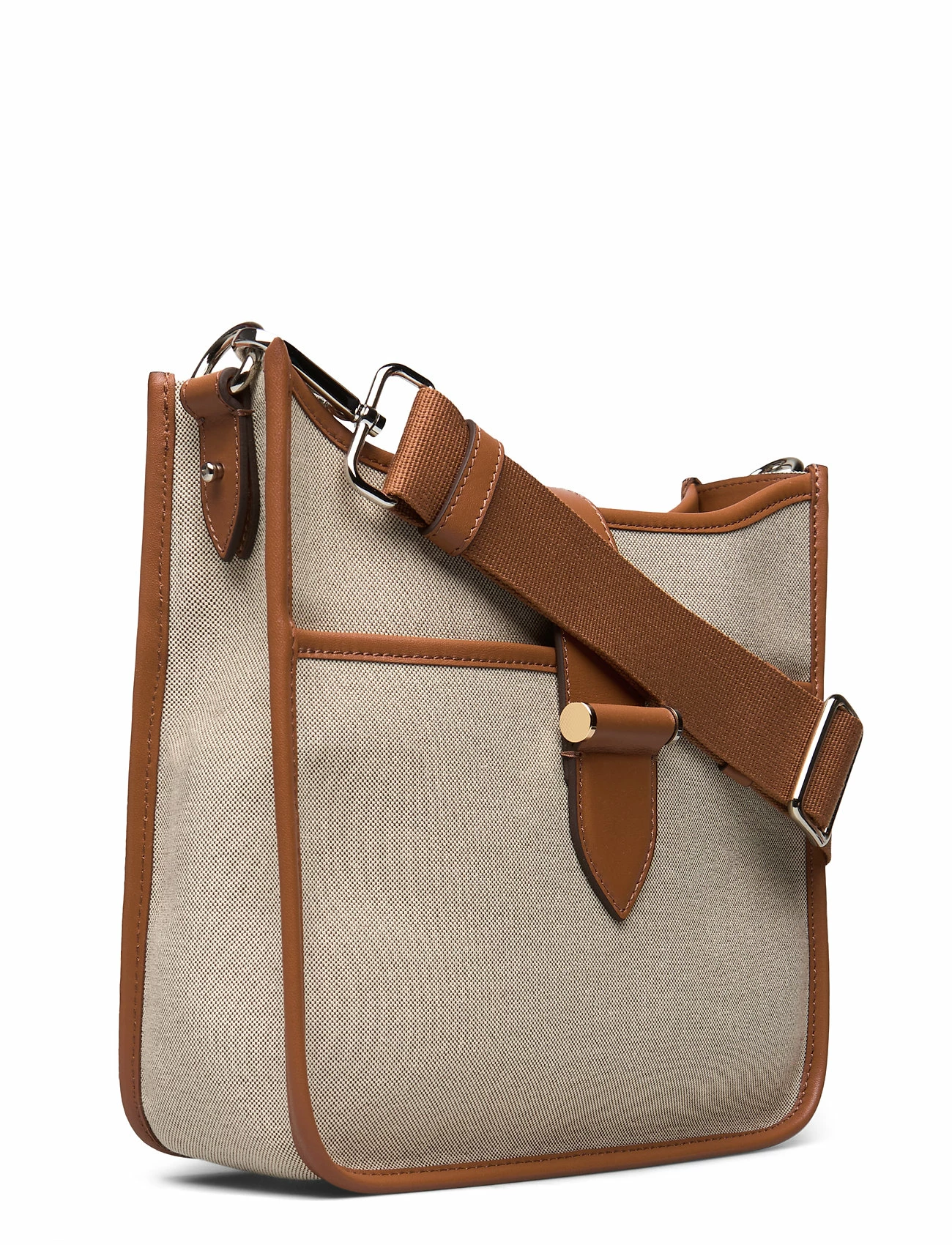 Decadent Isabella Small Canvas Crossbody Bag COGNAC 3 Decadent Isabella Small Canvas Crossbody Bag COGNAC - Image 3