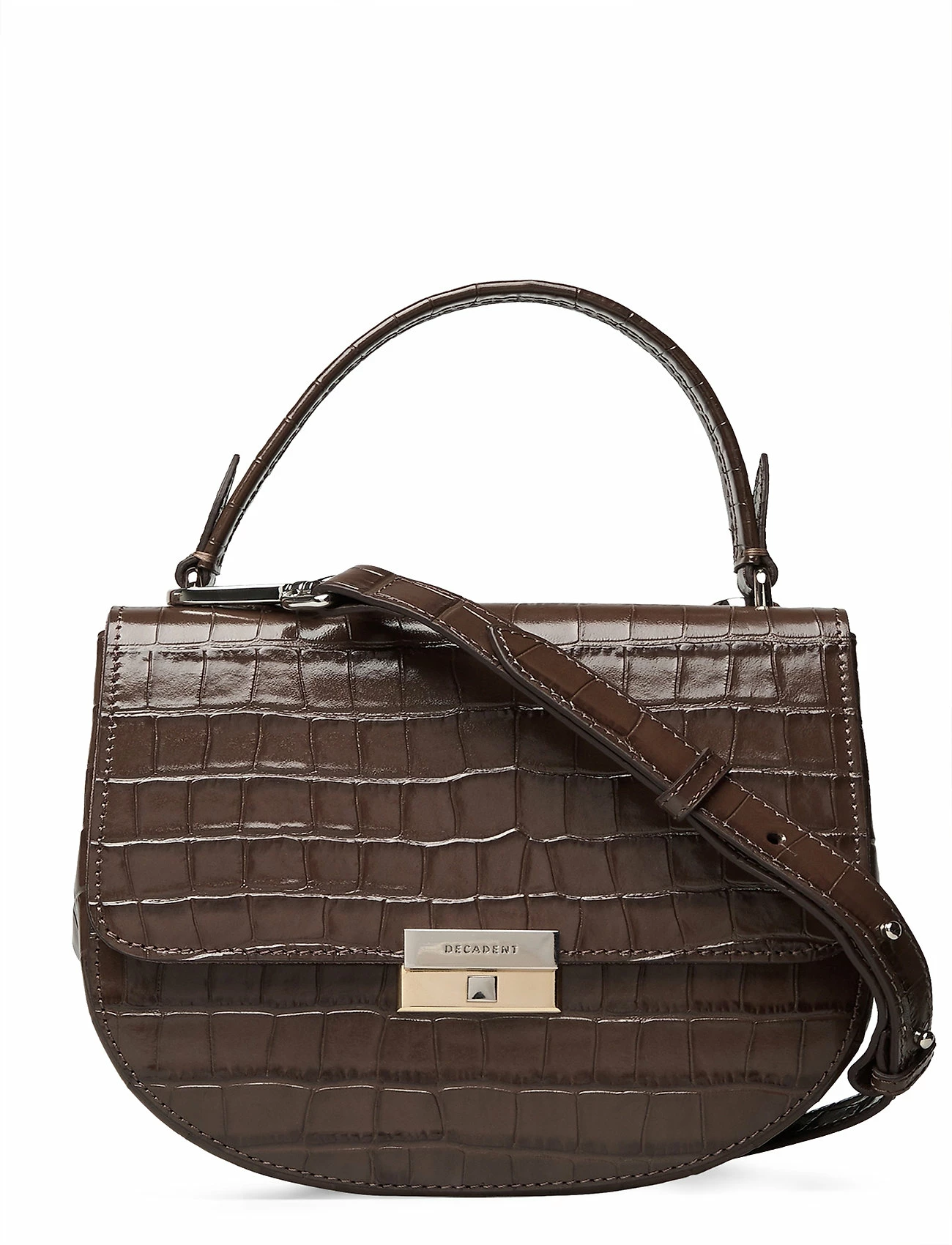 Decadent June small top handle CROCO MOCHA 9 Decadent June small top handle CROCO MOCHA - Image 9