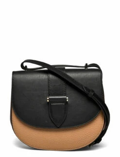 Decadent Kim Color Block Satchel Bag VEGETAL BLACK