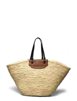 FURLA MERAVIGLIA L TOTE TONI NATURALI+COGNAC H+NERO -Bags Popular Store furwb00533 c492739262 1