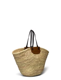 FURLA MERAVIGLIA L TOTE TONI NATURALI+COGNAC H+NERO -Bags Popular Store furwb00533 c492739262 2