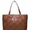GUESS LIBERTY CITY TOTE COGNAC