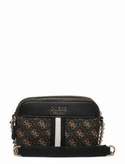 GUESS NOELLE CROSSBODY CAMERA BROWN MULTI