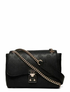 GUESS CARLSON CONVERTIBLE XBODY FLAP BLACK