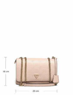 GUESS HELAINA CONVERTIBLE XBODY FLAP ALMOND -Bags Popular Store guehwpg8403210 calmond valm 8