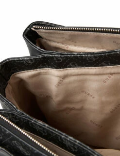 GUESS KASINTA 3 COMPARTMENT SATCHEL COAL MULTI -Bags Popular Store guehwsg8405060 ccoalmulti vcmt 6