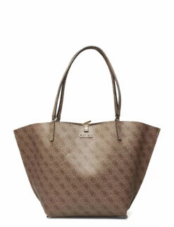 GUESS ALBY TOGGLE TOTE LATTE LOGO -Bags Popular Store guehwss7455230 clattelogo vltl 5