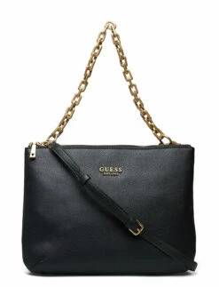 GUESS TURIN STATUS SHOULDER BAG BLACK -Bags Popular Store guehwvb8400180 cblack vbla 1