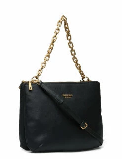 GUESS TURIN STATUS SHOULDER BAG BLACK -Bags Popular Store guehwvb8400180 cblack vbla 2