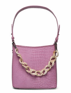 HVISK AMBLE CROCO SMALL PASTEL PURPLE