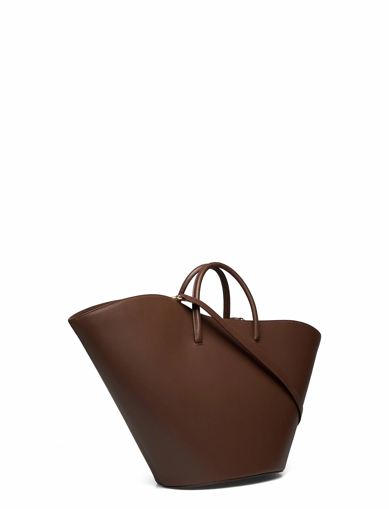 Little Liffner OPEN TULIP TOTE LARGE DARK BROWN 4 Little Liffner OPEN TULIP TOTE LARGE DARK BROWN - Image 4