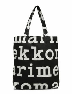 Marimekko NOTKO LOGO Bag BLACK,OFF WHITE