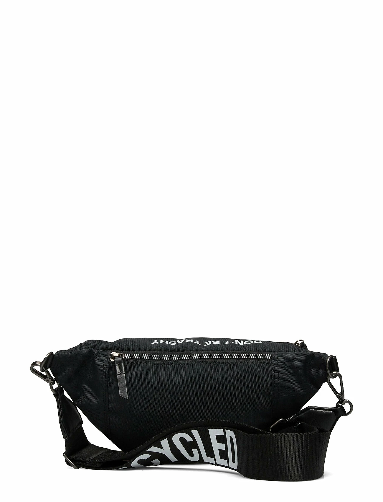 Markberg ThyraMBG Bum Bag, Recycled BLACK W/WHITE PRINT 2 Markberg ThyraMBG Bum Bag, Recycled BLACK W/WHITE PRINT - Image 2