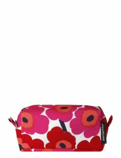 Marimekko Home TIISE MINI UNIKKO COSMETIC BAG WHITE,RED