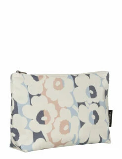 Marimekko Home RELLE MINI UNIKOT RALLI COSMETIC BAG OFF WHITE,PEACH,BLUE -Bags Popular Store mhe071461 coffwhitepeachblue 2
