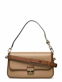 Michael Kors SM CONV SHLDR CAMEL MULTI