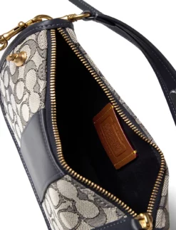 The Coach Originals Signature Jacquard Swinger STONE IVORY -Bags Popular Store oac0721 cnavymidnightnavy 6