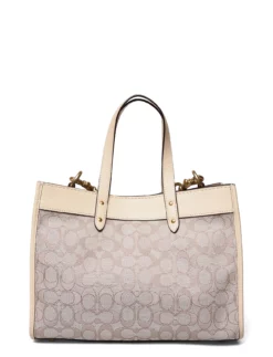 Coach Signature Jacquard Field Tote 30 STONE IVORY -Bags Popular Store oac3282 cstoneivory 1