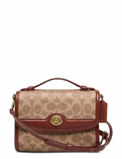 Coach Signature Kip Turnlock Crossbody TAN RUST -Bags Popular Store oac4204 ctanrust 1