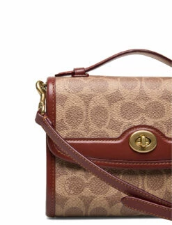 Coach Signature Kip Turnlock Crossbody TAN RUST -Bags Popular Store oac4204 ctanrust 3