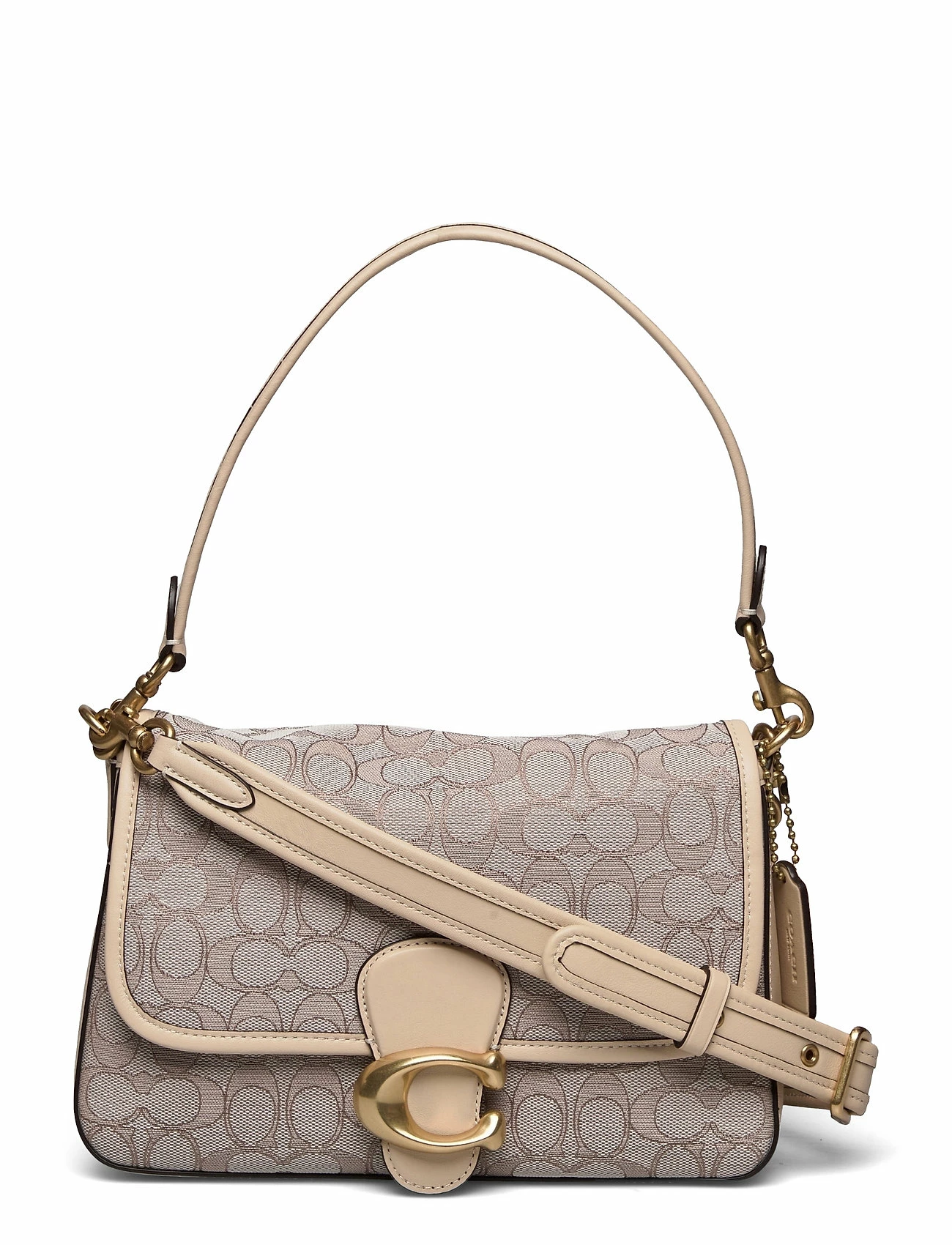 Coach Signature Jacquard Soft Tabby Shoulder Bag STONE IVORY 5 Coach Signature Jacquard Soft Tabby Shoulder Bag STONE IVORY - Image 5