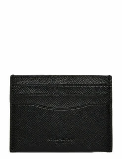 Coach FLAT CARD CASE BLACK