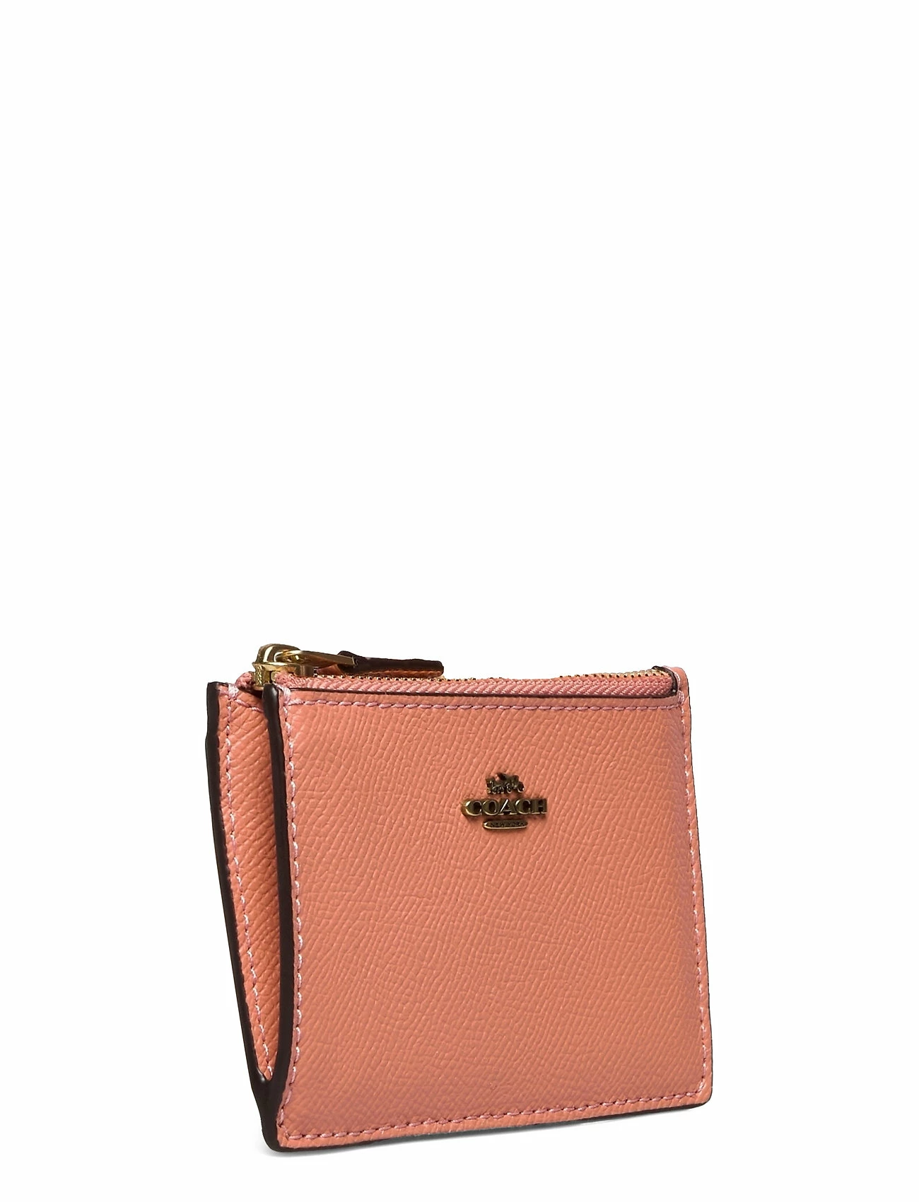 Coach Crossgrain Mini ID Skinny LIGHT CORAL 3 Coach Crossgrain Mini ID Skinny LIGHT CORAL - Image 3