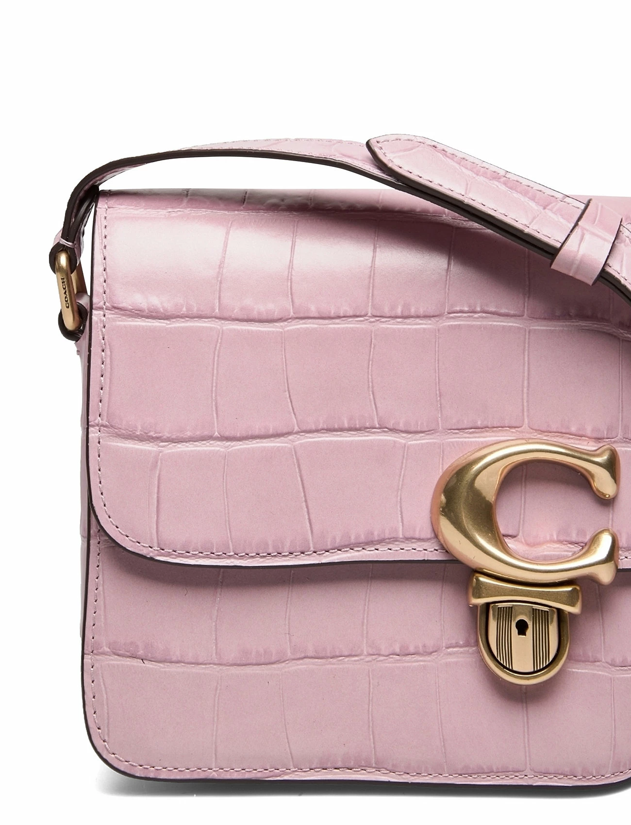 Coach Embossed Croc Studio Shoulder Bag ICE PURPLE 2 Coach Embossed Croc Studio Shoulder Bag ICE PURPLE - Image 2