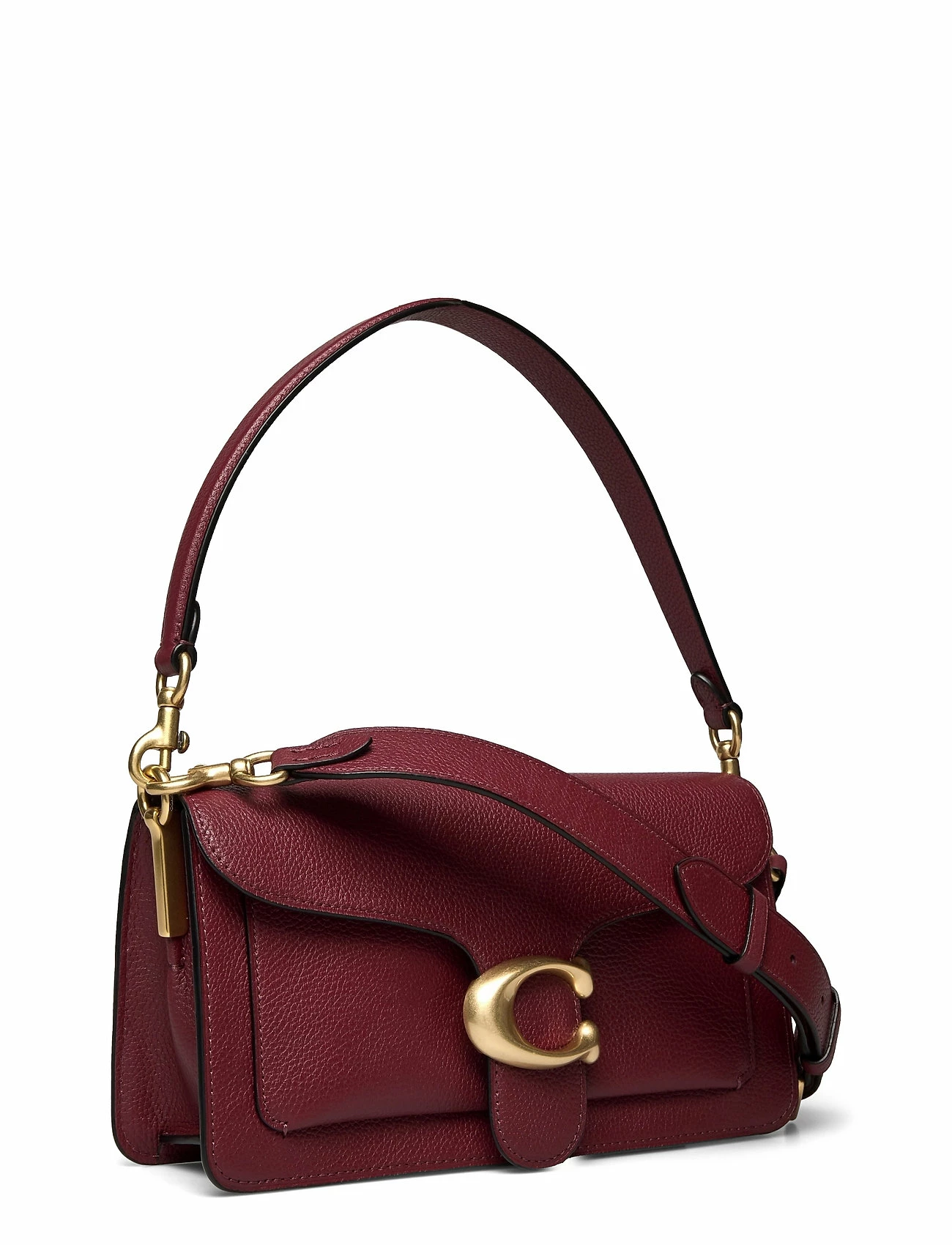 Coach Polished Pebble Leather Tabby Shoulder Bag 26 RED 3 Coach Polished Pebble Leather Tabby Shoulder Bag 26 RED - Image 3