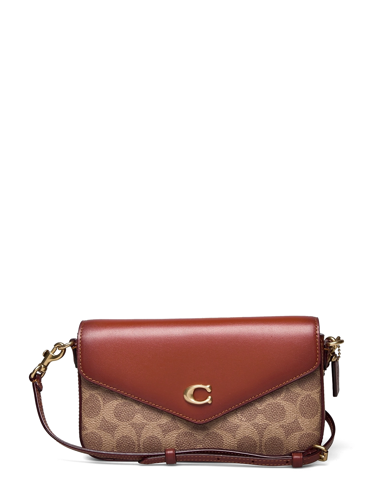 Coach Coated Canvas Signature Wyn Crossbody TAN RUST 6 Coach Coated Canvas Signature Wyn Crossbody TAN RUST - Image 6