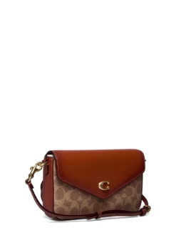 Coach Coated Canvas Signature Wyn Crossbody TAN RUST 9 Coach Coated Canvas Signature Wyn Crossbody TAN RUST -Bags Popular Store oac8442 ctanrust 2