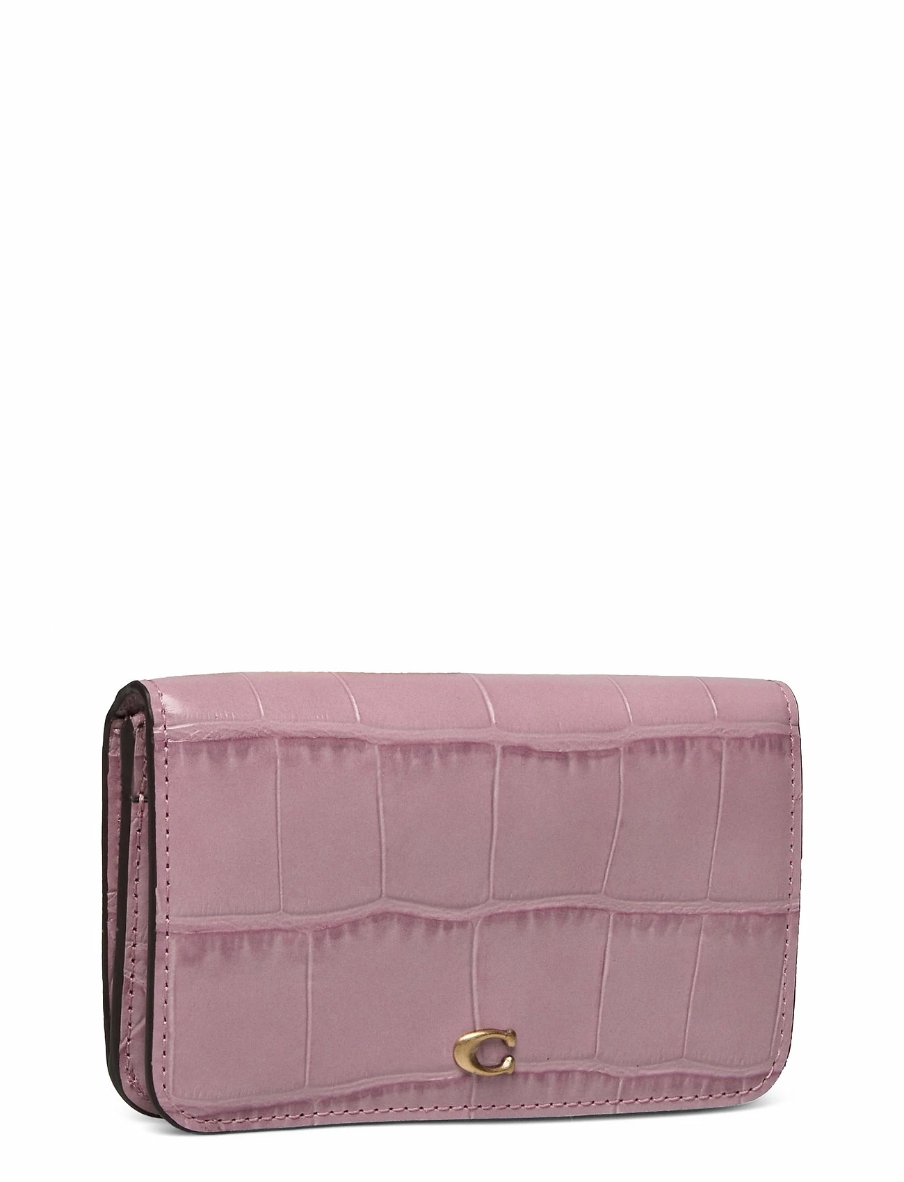 Coach Embossed Croc Slim Card Case ICE PURPLE 3 Coach Embossed Croc Slim Card Case ICE PURPLE - Image 3