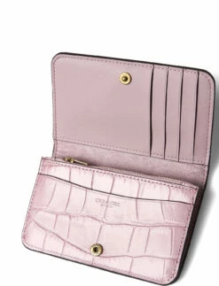 Coach Embossed Croc Slim Card Case ICE PURPLE 8 Coach Embossed Croc Slim Card Case ICE PURPLE -Bags Popular Store oac8525 cicepurple 6