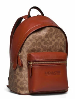 Coach Coated Canvas Signature Charter Backpack 24 TAN RUST -Bags Popular Store oac8847 ctanrust 2