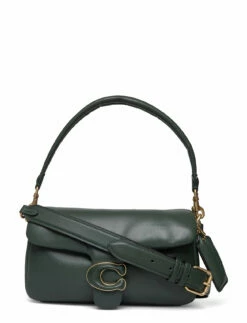Coach Leather Covered C Closure Pillow Tabby Shoulder Bag 26 GREEN -Bags Popular Store oacc0772 cgreen 1