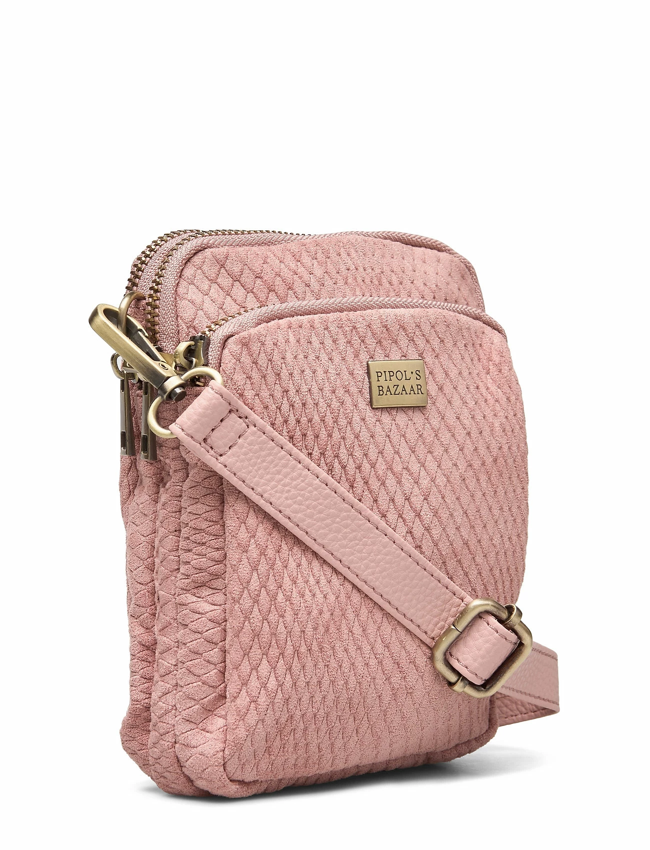 PIPOL'S BAZAAR Triple Zip Bag Impress PINK 3 PIPOL'S BAZAAR Triple Zip Bag Impress PINK - Image 3