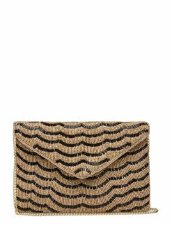PIPOL'S BAZAAR Amal Clutch BROWN