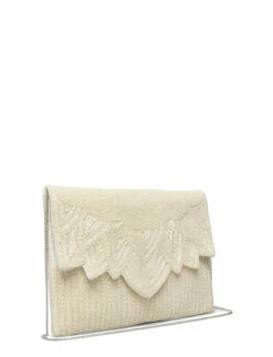 PIPOL'S BAZAAR Leafy Clutch Bag CREME 7 PIPOL'S BAZAAR Leafy Clutch Bag CREME -Bags Popular Store pbrclu76461 ccreme 2