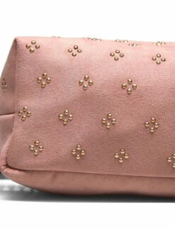 PIPOL'S BAZAAR Square Deco Vegan Suede Cosmetic PINK 9 PIPOL'S BAZAAR Square Deco Vegan Suede Cosmetic PINK -Bags Popular Store pbrcos10445 cpink 3