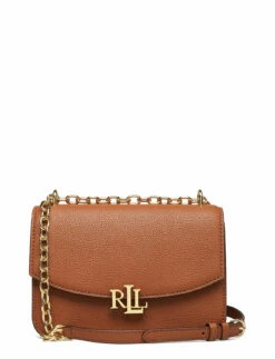 Lauren Ralph Lauren Medium Leather Crossbody Bag LAUREN TAN -Bags Popular Store raf431746226 claurentan v10467782y3w